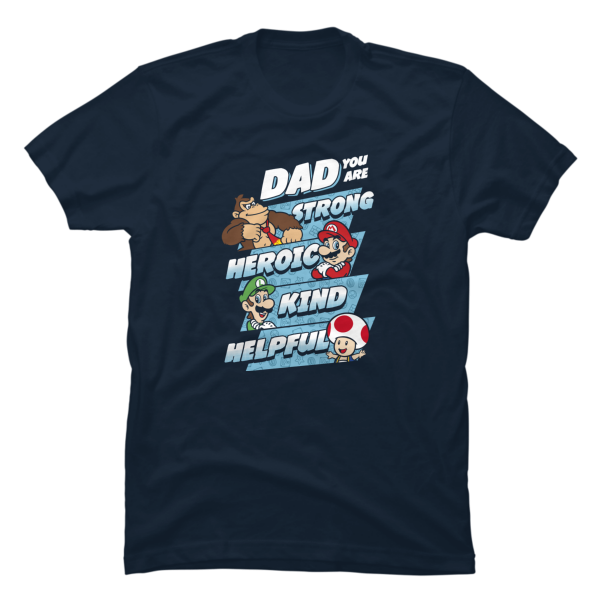 super mario dad shirt